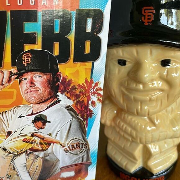 New In Box! SF Giants Logan Webb Tiki Mug - Picture 2 of 6